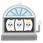 Spielautomat + Totenkopf