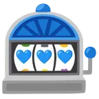 Spielautomat + blaues Herz