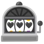 Spielautomat + schwarzes Herz