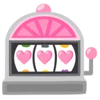 Spielautomat + pinkes Herz