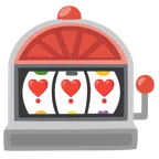 Spielautomat + Herz als Ausrufezeichen