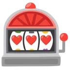 Spielautomat + rotes Herz