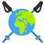 kayak + yerkürede Avrupa-Afrika