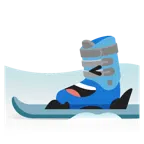 Ski + Grinsegesicht mit zugekniffenen Augen