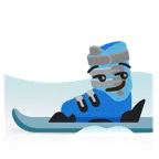 Ski + süffisant lächelndes Gesicht