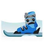 Ski + weinendes Gesicht
