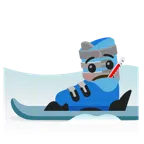 kayak + ağzında termometre olan yüz