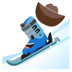 kayak + kovboy şapkalı yüz