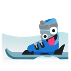 Ski + irres Gesicht