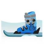 Ski + ermahnendes Gesicht