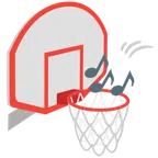 Basketball + Musiknoten