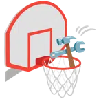 Basketball + Hammer und Schraubenschlüssel