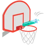 Basketball + Reagenzglas