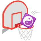 Basketball + Yin und Yang