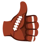 Football + Daumen hoch