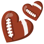 Football + zwei Herzen