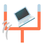 futbol amerykański + laptop