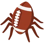 Football + Spinne
