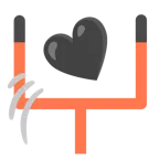 Football + schwarzes Herz