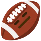 Football + ausdrucksloses Gesicht