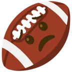 Football + besorgtes Gesicht