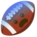 Football + ängstliches Gesicht