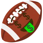 Football + Gesicht mit Dollarzeichen
