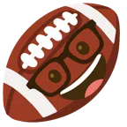 Football + Strebergesicht