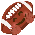 Football + Gesicht mit umarmenden Händen
