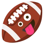 Football + irres Gesicht