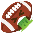 Football + kotzendes Gesicht