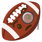 Football + Gesicht mit Monokel