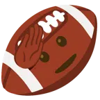 Football + salutierendes Gesicht