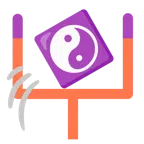futbol amerykański + yin-yang