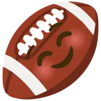 Football + lächelndes Gesicht
