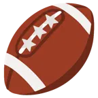 Football + weißer mittelgroßer Stern