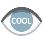 occhio + pulsante COOL