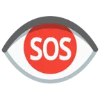 occhio + pulsante SOS