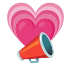 cuore che cresce + megafono