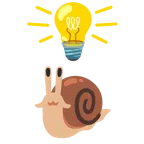 Glühbirne + Schnecke