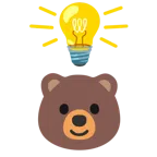 Glühbirne + Bär