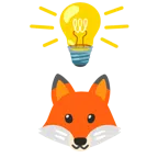 Glühbirne + Fuchs