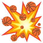 collisione + palla da pallacanestro