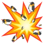 collisione + pinguino