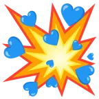 collisione + cuore blu