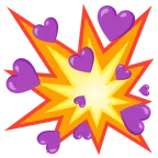 collisione + cuore viola