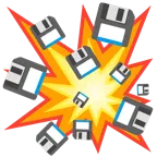 collisione + floppy disc