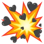 collisione + cuore nero