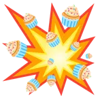 collisione + cupcake