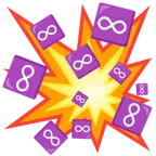 collisione + simbolo dell’infinito